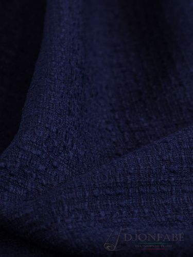 Шерстяное букле (dark blue)