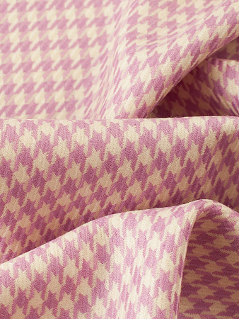 костюмная шерсть "Пье-де-Пуль" (rosa) костюмная шерсть "Пье-де-Пуль" (rosa)