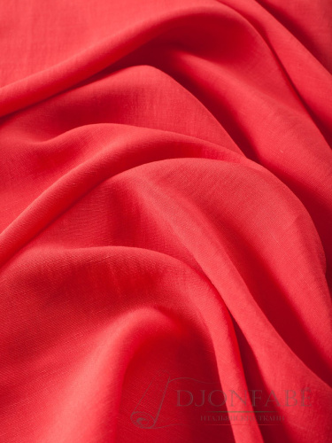 Лен с вискозой rosso