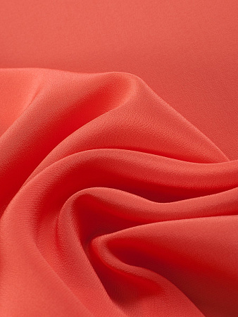 Шелковый крепдешин Gucci (coral)