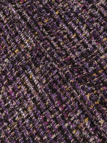 Твид с люрексом Chanel (violet)
