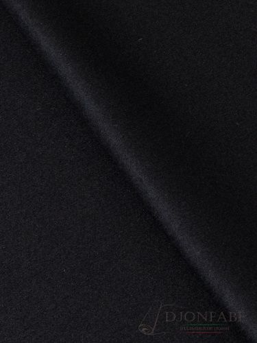 Шерстяной пальтовый трикотаж Loro Piana (nero)