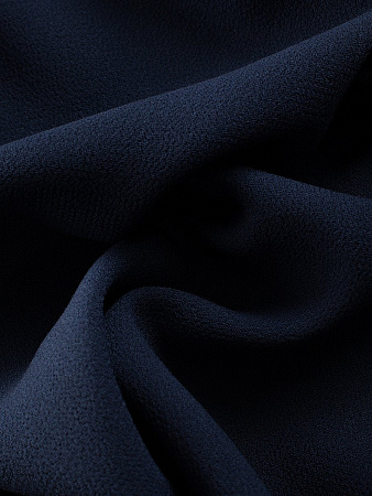 Шерстяной дубль-креп Dark navy