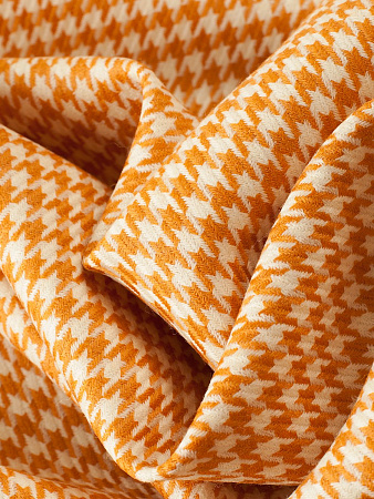 костюмная шерсть "Пье-де-Пуль" (aranciо) костюмная шерсть "Пье-де-Пуль" (aranciо)