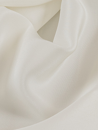 Шелковый крепдешин Valentino (white)