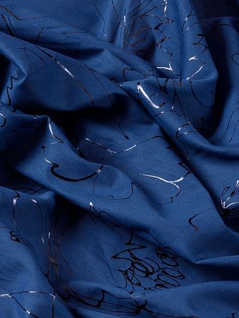 Хлопковый батист (blue-black)