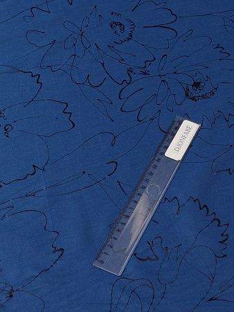 Хлопковый батист (blue-black)