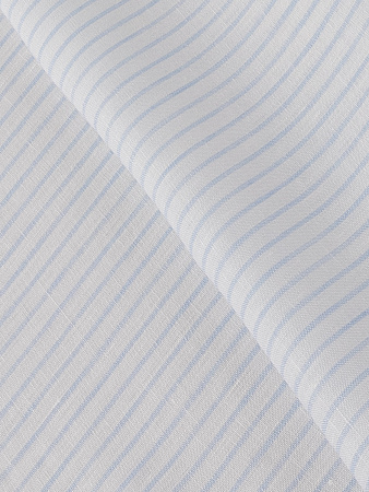 Лен в голубую полоску