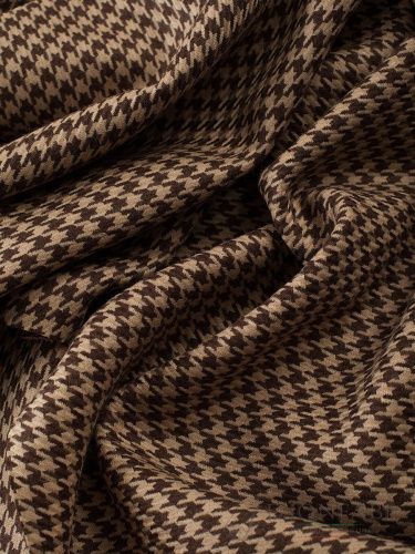 костюмная шерсть "Пье-де-Пуль" (marrone) костюмная шерсть "Пье-де-Пуль" (marrone)