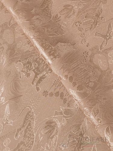 Жаккардовый шелк (peach)