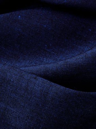 Плательный лен с вискозой (navy)